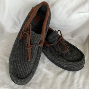 Dearfoams Moccasin Slippers Size Xl 13-14